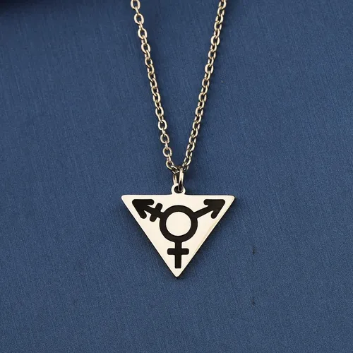 Myospark Symbol Transgender Lgbt Gay Triangle Colgant Ftm