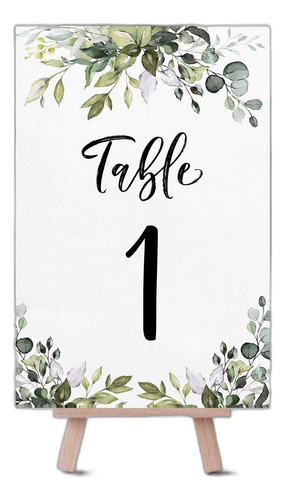 Números De Mesa De Fiesta Impresos, Juego De 1-40 Y Tarjeta
