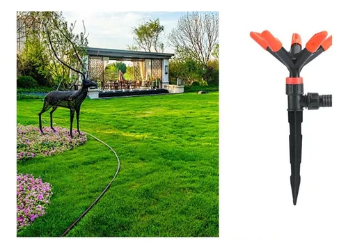 Aspersor Riego Giratorio Automático Regador Jardín 360°