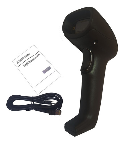 Imagen 1 de 4 de Pistola Codigo Barras Qr 2d Barcode Usb De Mano Alambrica