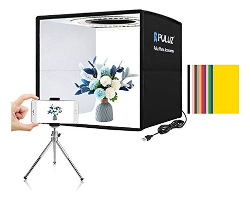 Imagen 1 de 5 de Puluz Mini Photo Studio Light Box, Kit De Carpa Para Sesión 