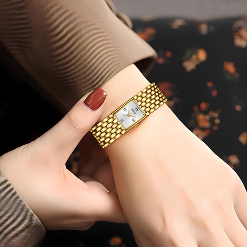 Reloj Pulsera Relojes Dama Relog De Cuarzo Relojs De Acero