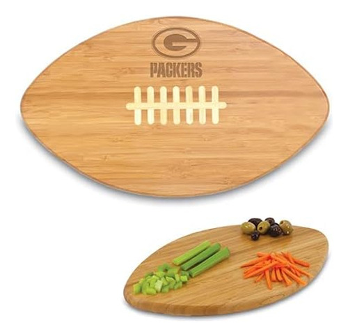 Picnic Time Green Bay Packers Bamboo Touchdown Tabla De Cort