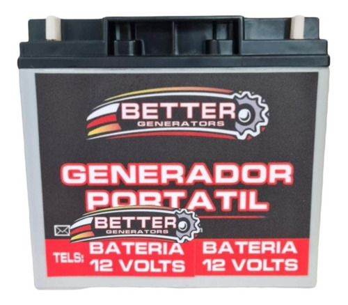 Bateria Better Line Para Planta De Luz 12v