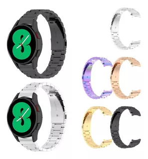 Malla Metal Eslabones Para Samsung Galaxy Watch 5 Y Watch 4