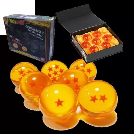 Kit 7 Esferas Do Dragão - Colecionável Dragon Ball Z Com Caixa Perso