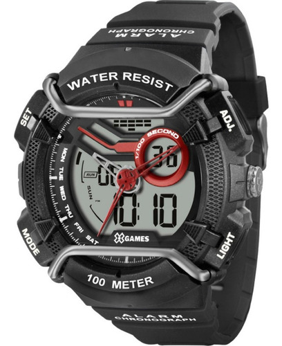 Relógio Masculino X-games Anadigi Esportivo Xmppa177 Bxpx