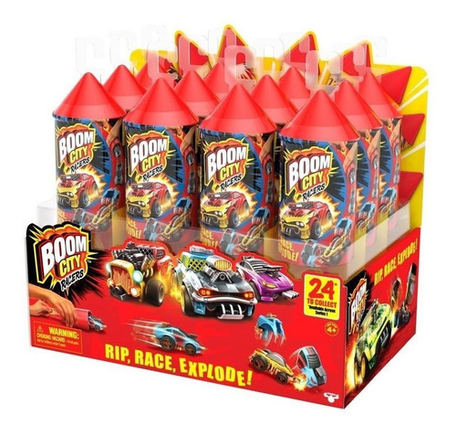 Vehiculo Con Lanzador Boom City Racers 40041 Pido Gancho