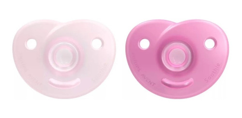 Chupete Philips Avent Soothie Rosa/lila Scf099/22 0-6m X2