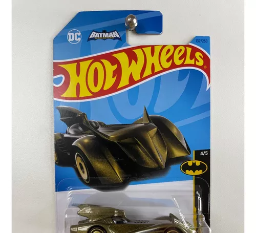 Carrinho Hot Wheels Batmóvel Dourado Batman