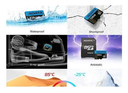 Imagen 4 de 5 de Memoria Micro Sd Hc Adata 128gb Cl 10 C/adaptador