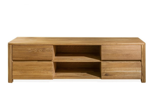 Imagen 4 de 8 de Mueble Tv 100% Madera Maciza De Roble Ref: Maciza06