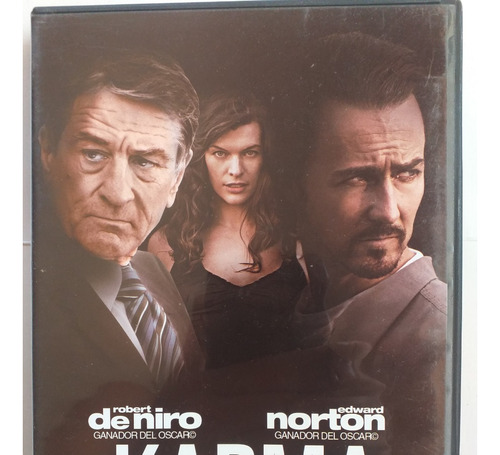 Karma  Stone Película Dvd Original  R De Niro, M. Jovovich