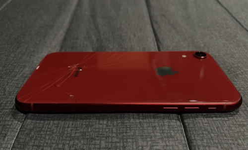 iPhone XR 64gb Rojo | Sólo At&t | Con Detalle En La Parte Trasera (Usado)