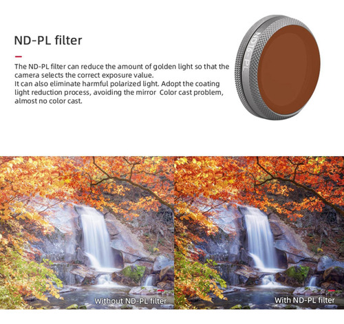 Filtro Cpl Nd4 Nd8 Nd16 Nd32 Nd64 Nd4 + Nd8 + Nd16 + Nd32