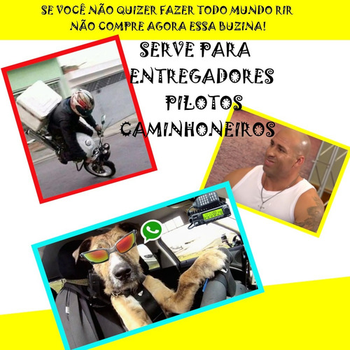 Buzina Com Som De Tiros E Sirene E Frases Engraçadas