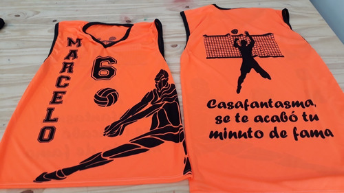 Imagen 4 de 6 de Camisetas De Voley, Musculosas Beach Voley Personalizadas