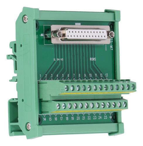 Placa Adaptadora Db25 A Conector De Terminal, Placa Pcb Rect