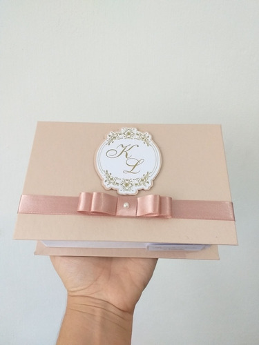 Imagem 3 de 5 de 12 Caixas Convite Padrinhos De Casamento Em Cartonagem