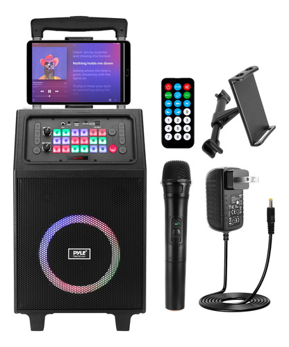 Sistema De Altavoz De Karaoke Portátil Pyle - Altavoz