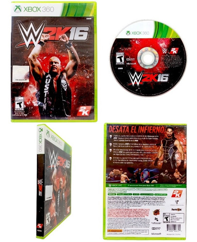 Wwe 2k16 Xbox 360 (Reacondicionado)