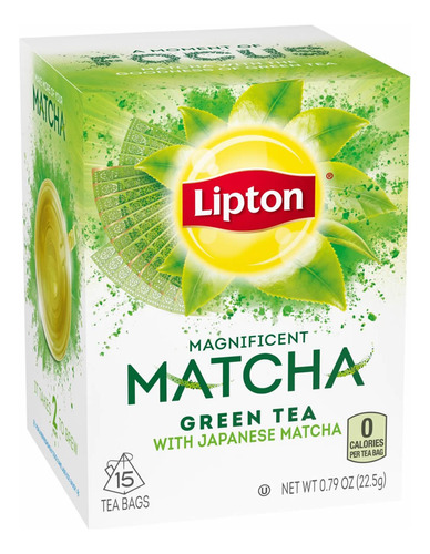 Lipton Té Verde Con Matcha Japonés 15 Bolsas De Té