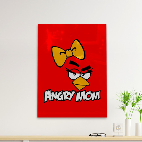 Cuadro Deco Angry Mom (d1105 Boleto.store)