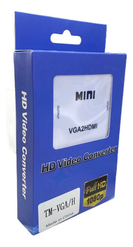 Caja Convertidora Tm De Hdmi A Vga Resolución 720p 1080p