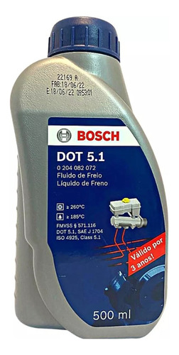 Fluido Freio Dot 5 Oleo Freio Dot 5 Original Bosch