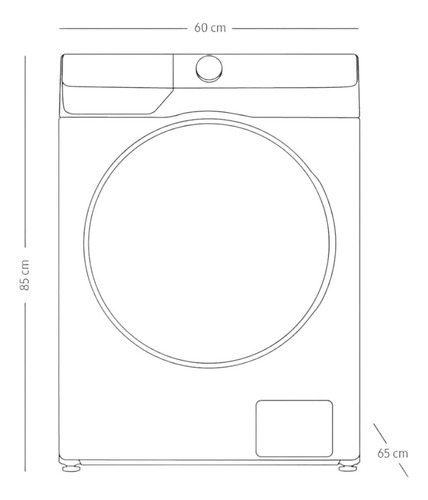 Protector Lavasecadora Samsung 14/9kg Wd14tp04dsx/ax Fronta