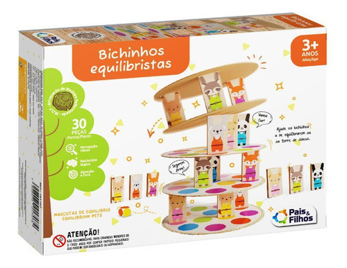 Brinquedo Didatico Bichinhos Equilibristas Pais E Filhos