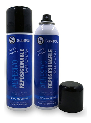 Adhesivo Reposicionable Sublipol Aerosol - Base Acuosa 310cc