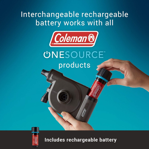 Coleman Onesource. Bomba Para Inflar, Con Bateria Recargable
