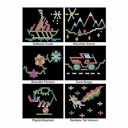 Lite-brite Magic Screen Toy - Estilo Retro