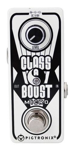 Pedal Efecto Guitarra Pigtronix Cab Class A Boost Micro Btq