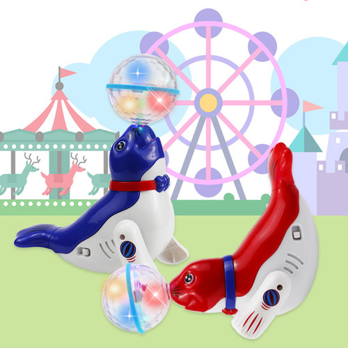 Juguete Eléctrico Musical Para Perros Whe Top Ball Sea Puppy