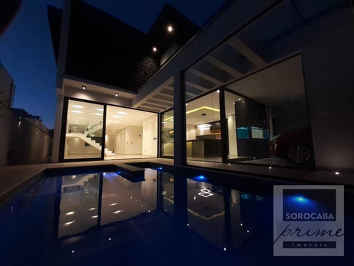 Imagem 23 de 27 de Sobrado Com 4 Dormitórios À Venda, 390 M² Por R$ 3.000.000,00 - Condomínio Residencial Giverny - Sorocaba/sp - So0214