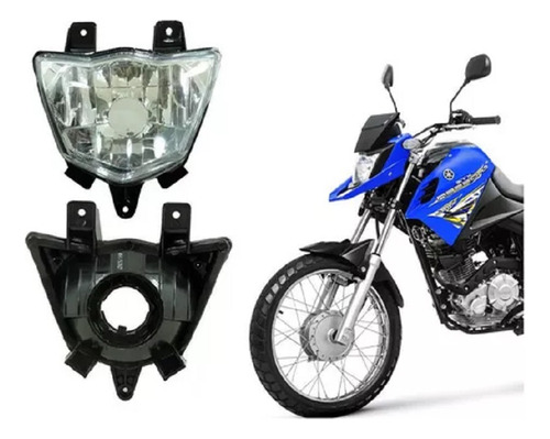 Farol Completo Sem Lampada Xtz 150 Crosser 2015 2016 2017