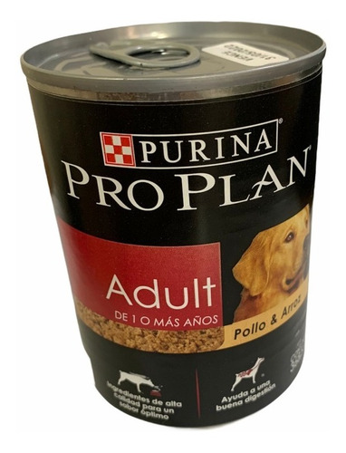 Latas Proplan Perros Adultos Pollo Y Arroz