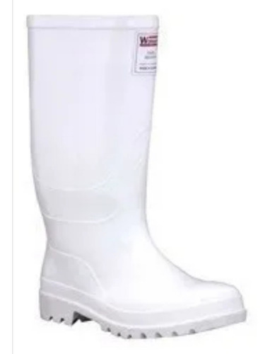 Bota Croydon Caucho Pvc Blanca Food Industry Con Puntera