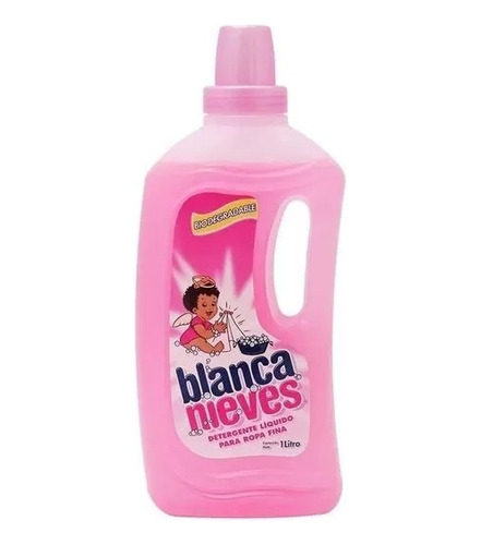 Pack 5 Detergente Líquido Blanca Nieves Para Ropa Fina, 1 L