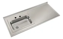 Comprar Mesada Acero Inoxidable Jhonson Bacha Zz52 Izquierda 140x61