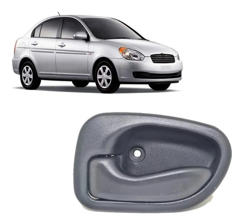 Imagem 1 de 1 de Maçaneta Interna Esquerda Hyundai Accent 1.5 94 95 96 97 98