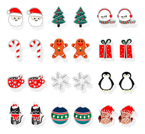 Pendientes De Navidad Para Mujer Pendientes De Navidad Árbol