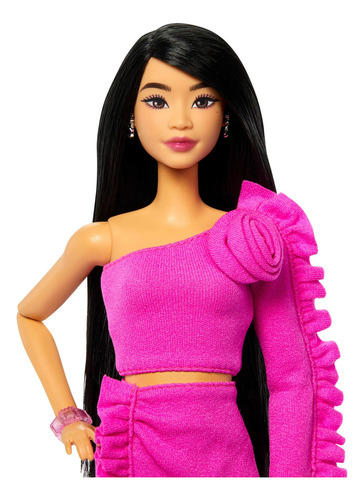 Barbie Muñeca Deluxe 2 Traje Barbiecore Rosa Ews