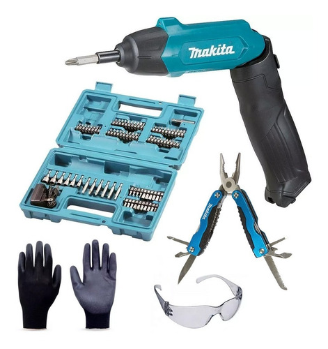 Parafusadeira Df001dw Bivolt 81 Acessórios + Brinde Makita