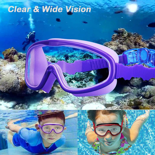 Gafas De Natación Para Niños, Sin Fugas, Antiniebla,