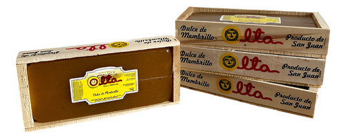 Dulce De Membrillo Natural En Cajon X 1 Kg X 4 Un. - Olta