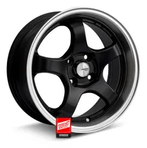 Comprar Jogo Roda Esportiva Advan Racing Aro 15x7 4x100 Preto 6kg