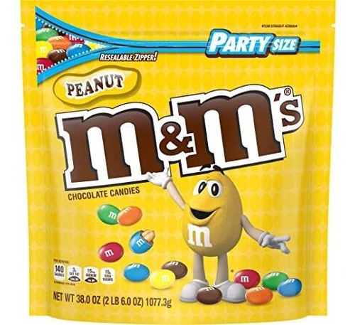 M & M's Cacahuete Caramelo De Chocolate, 38 Onzas Partido De